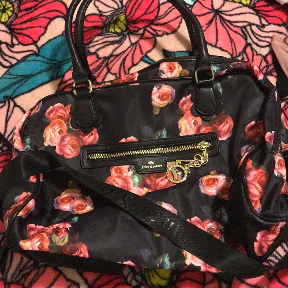 Juicy Couture vintage medium floral handbag
